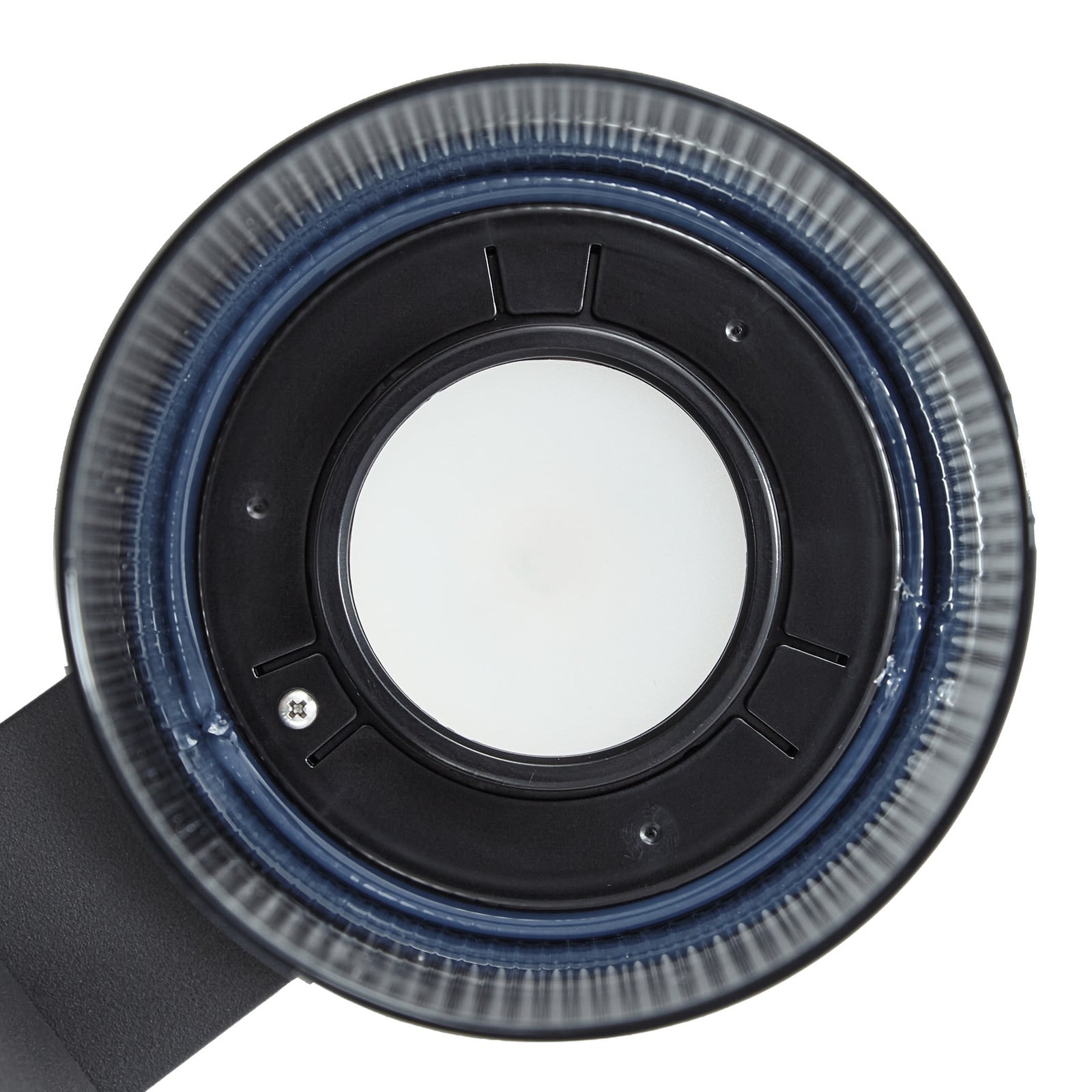 Lucande LED-Außenwandleuchte Bee-G, anthrazit, geriffelt