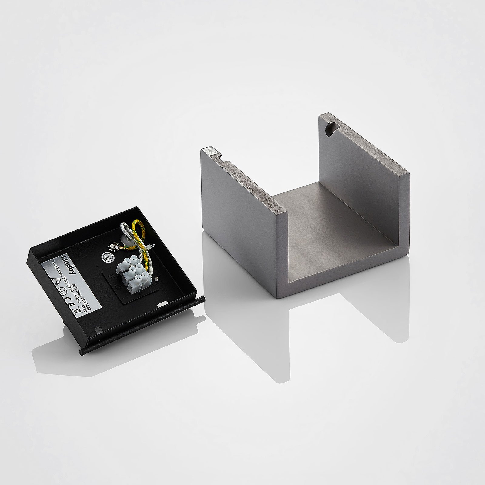 Smira Applique Murale Concrete - Lindby