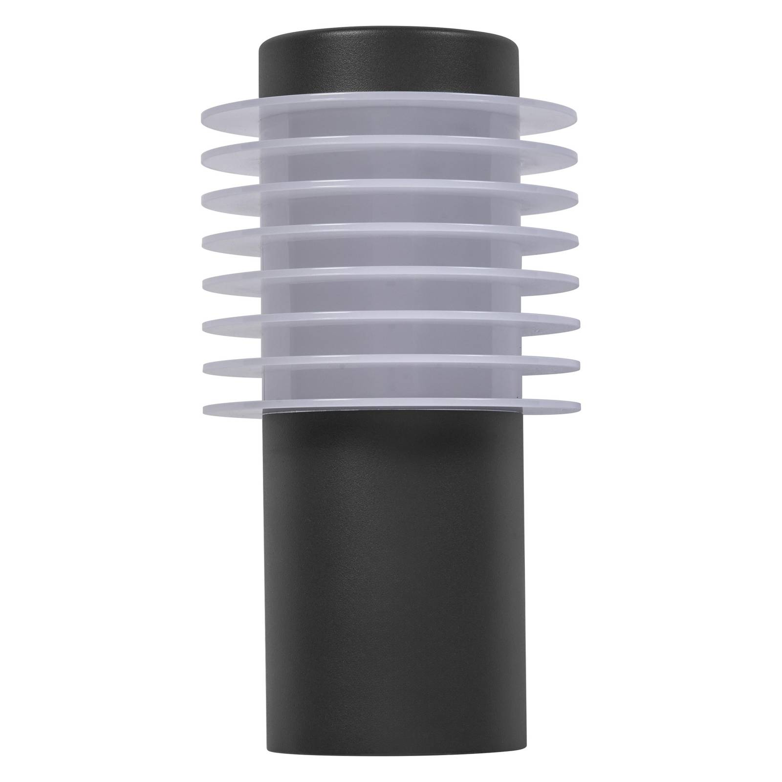 LEDVANCE Endura Style Rondo Wandlamp buiten - zwart - Roestvrij staal - muurlamp buiten - buitenlamp