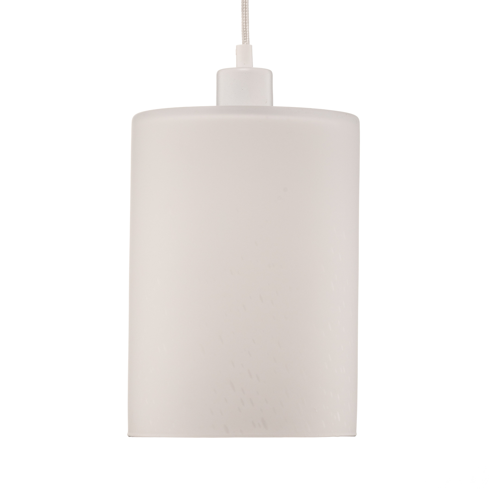 Soda hanging light with white glass shade Ø 18cm