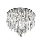 Plafonnier Stars of Light Calaonda, 58 x 48 cm, chrome