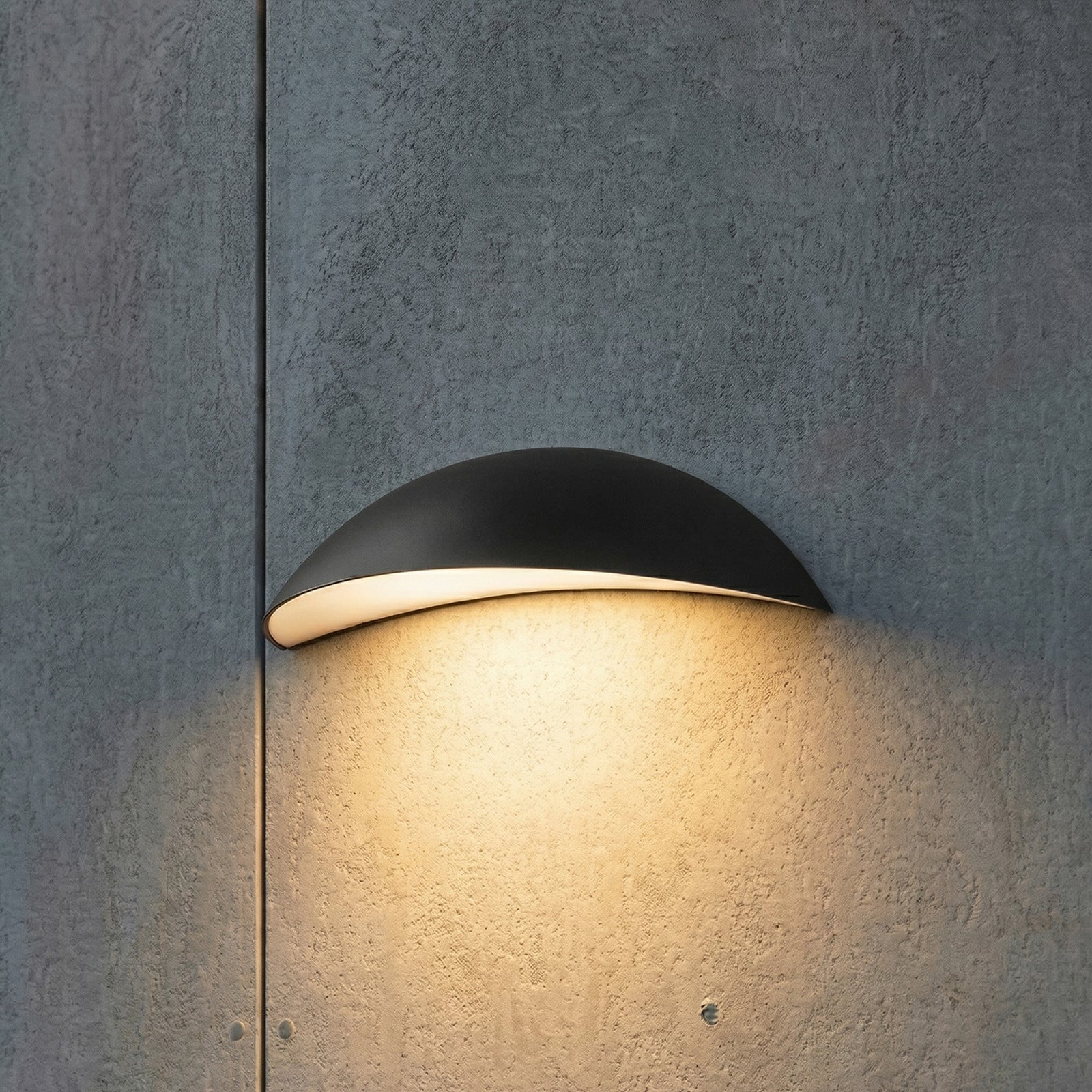 Zerino LED-Außenwandleuchte, IP54, schwarz, Aluminium Lindby - Terrasse - Modern - Einflammig
