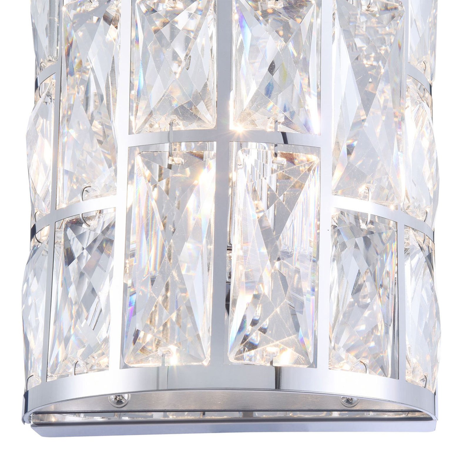 Fali lámpa Gelid kristályüveg táblákkal