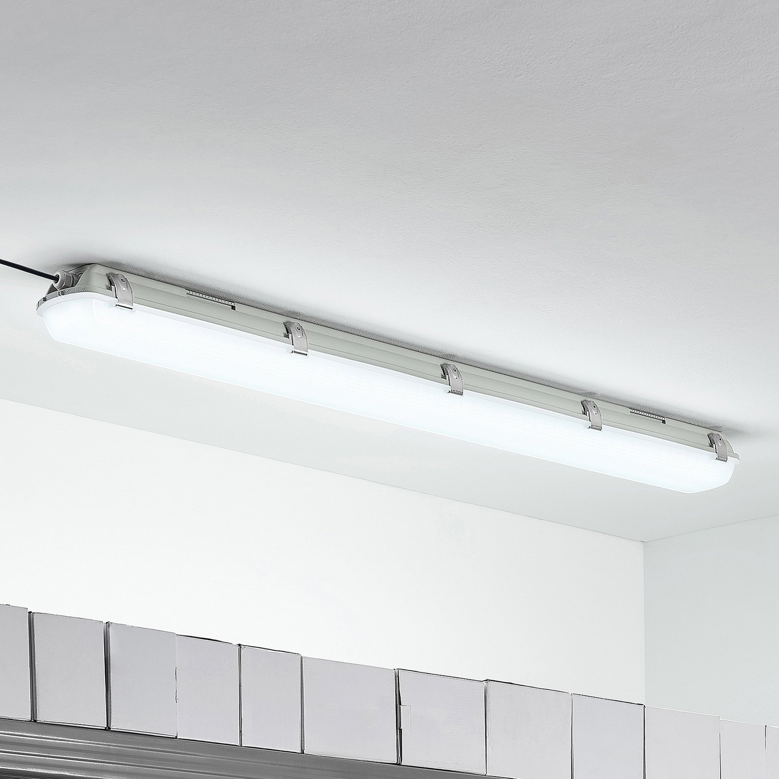 Arcchio Rao LED moisture-proof light, length 121.5 cm, set of 2