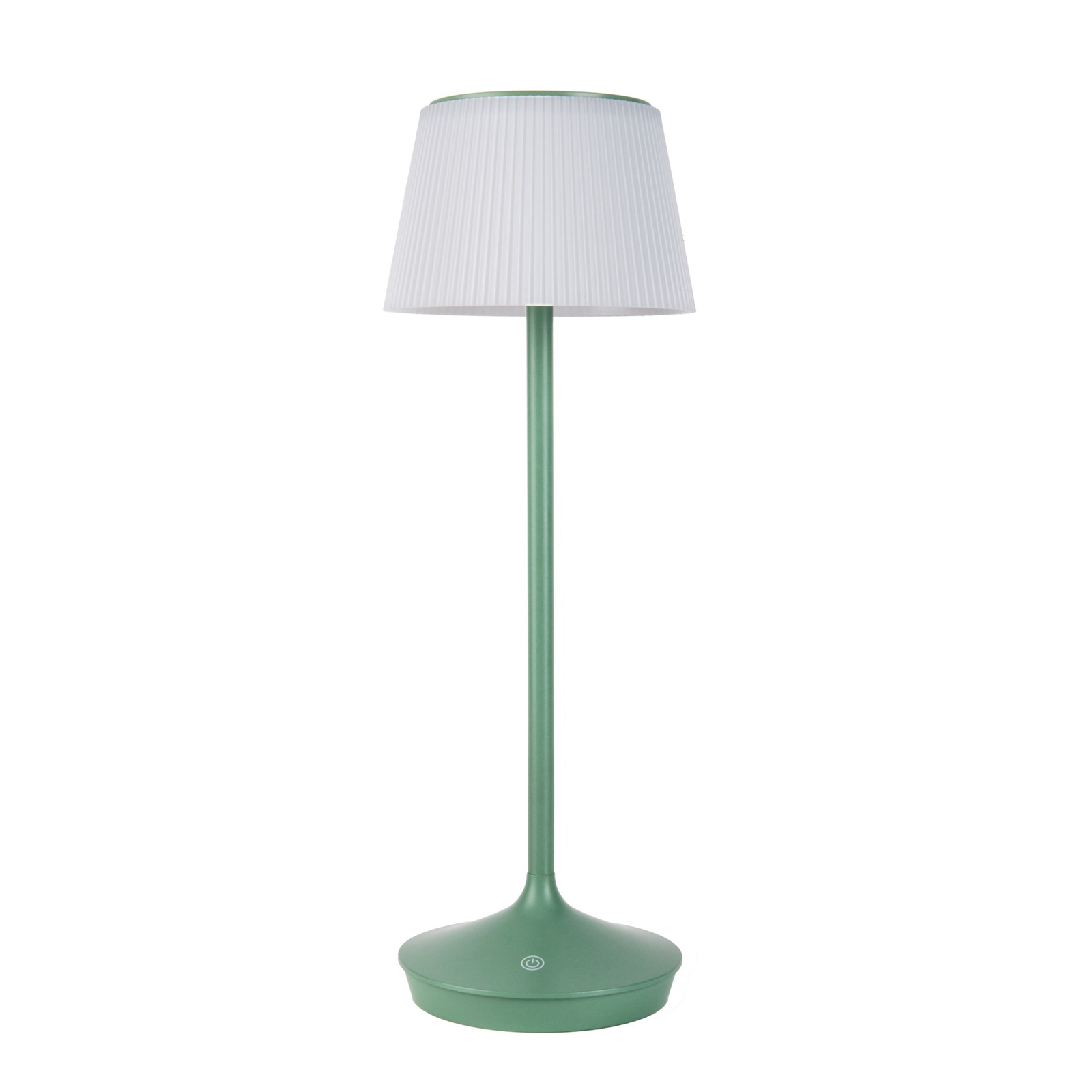 LED stolová lampa Emmi CCT nabíjateľná, zelená