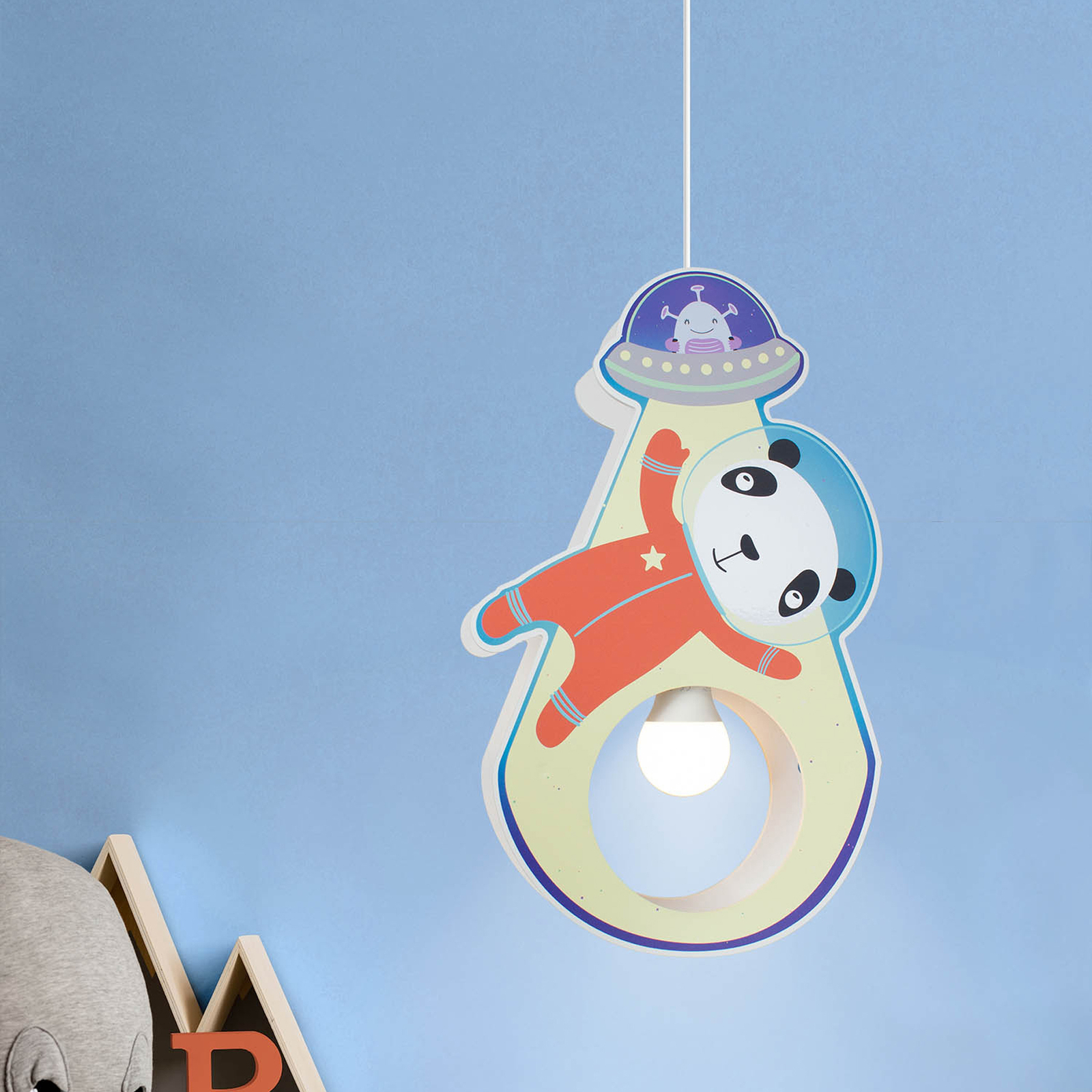 Little Astronauts Panda viseča luč