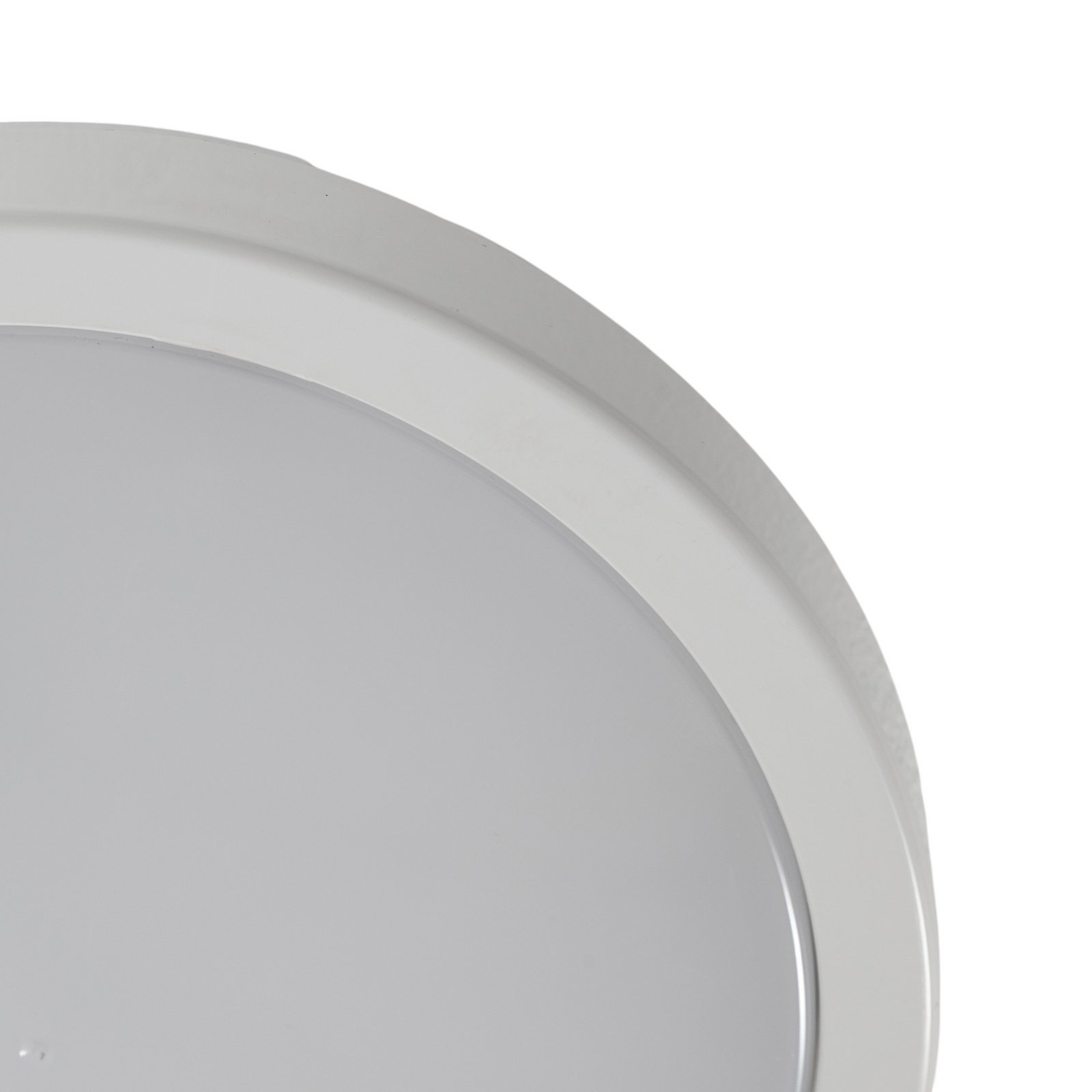 Lampa sufitowa LED Vera, biała, tworzywo sztuczne, Ø 22 cm, IP65