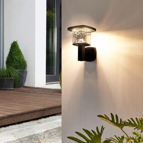 LED-Außenwandleuchte Askan aus Edelstahl
