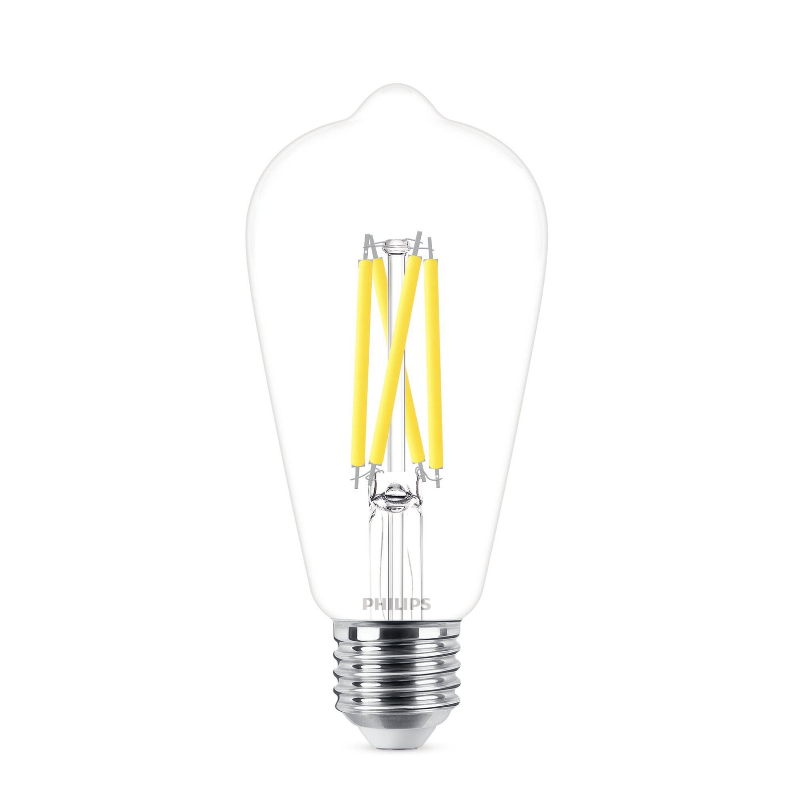Philips WarmGlow E27 rustic LED bulb 5.9 W clear