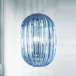 Foscarini Plass media hanglamp E27, blauw