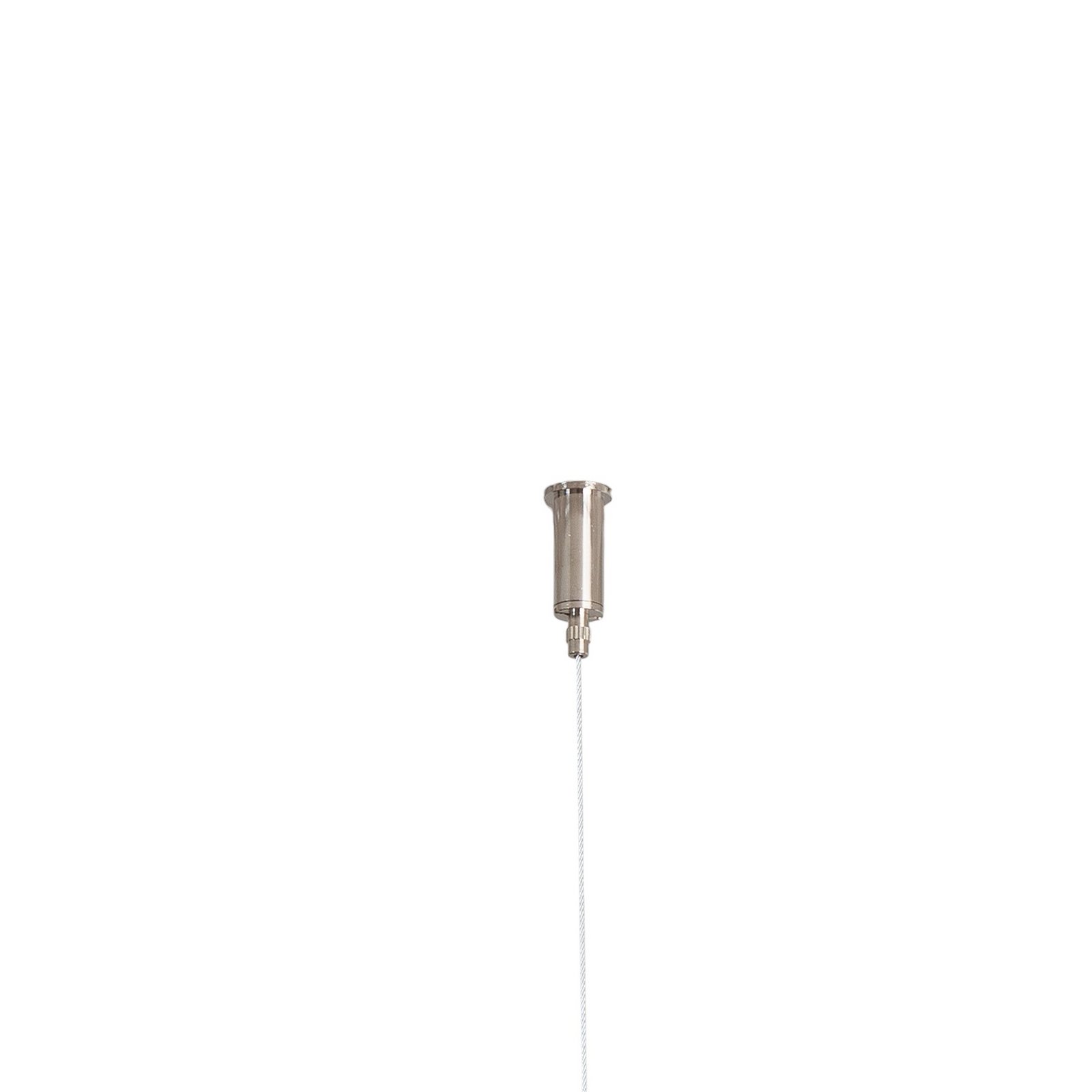 Hängeleuchte Form 4, beige, Metall, 4-flammig, Kegel, E27