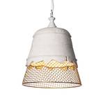 Lámpara colgante de diseño Domenica yeso, oro 35cm