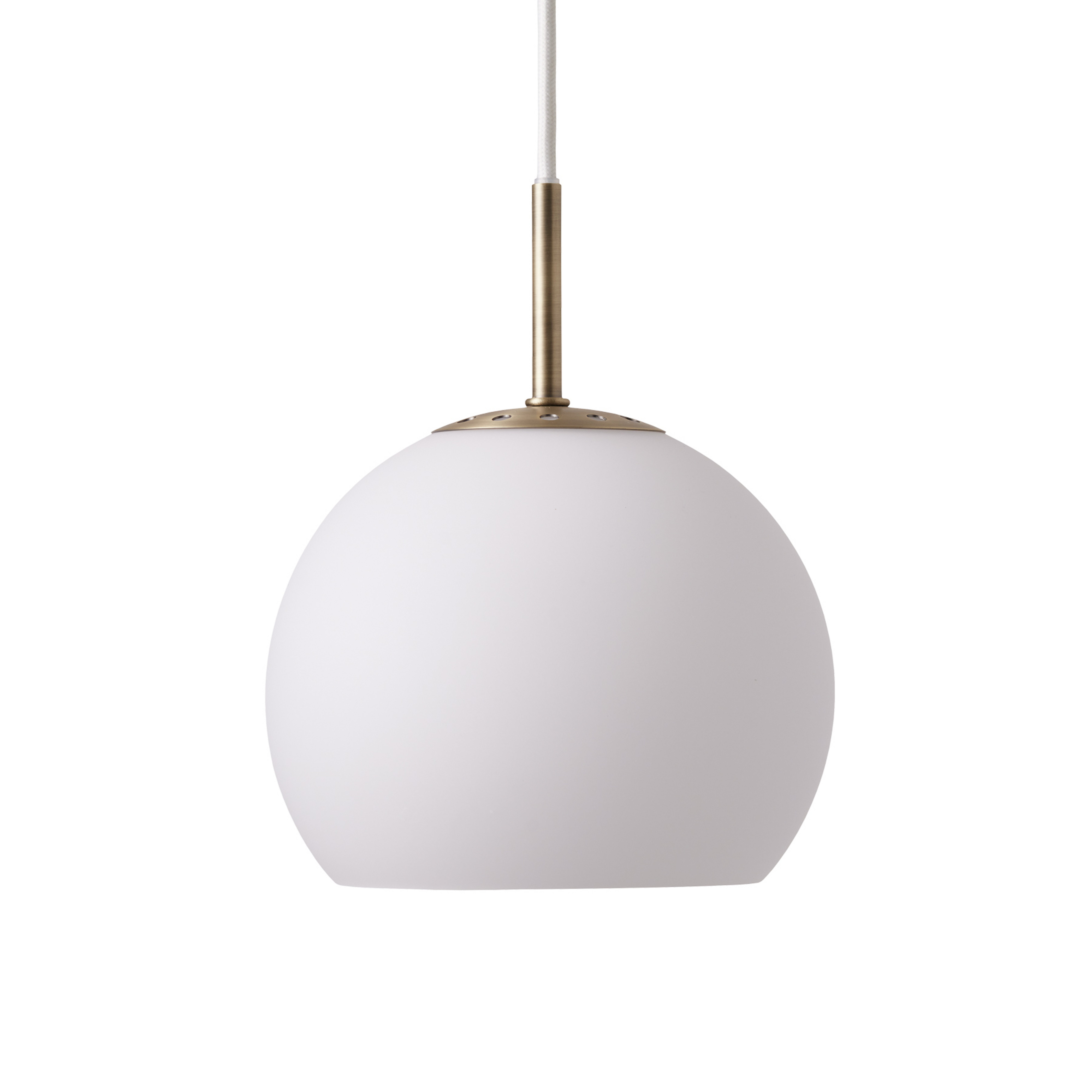 Ball Glass Suspension Ø18 Opale Blanc - Frandsen