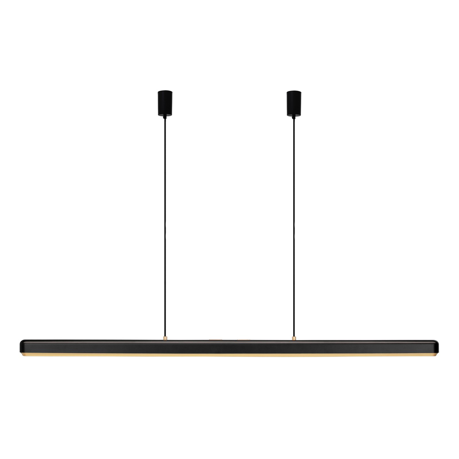 UMAGE Candeeiro suspenso LED Hazel Branch, preto/latão, 150 cm