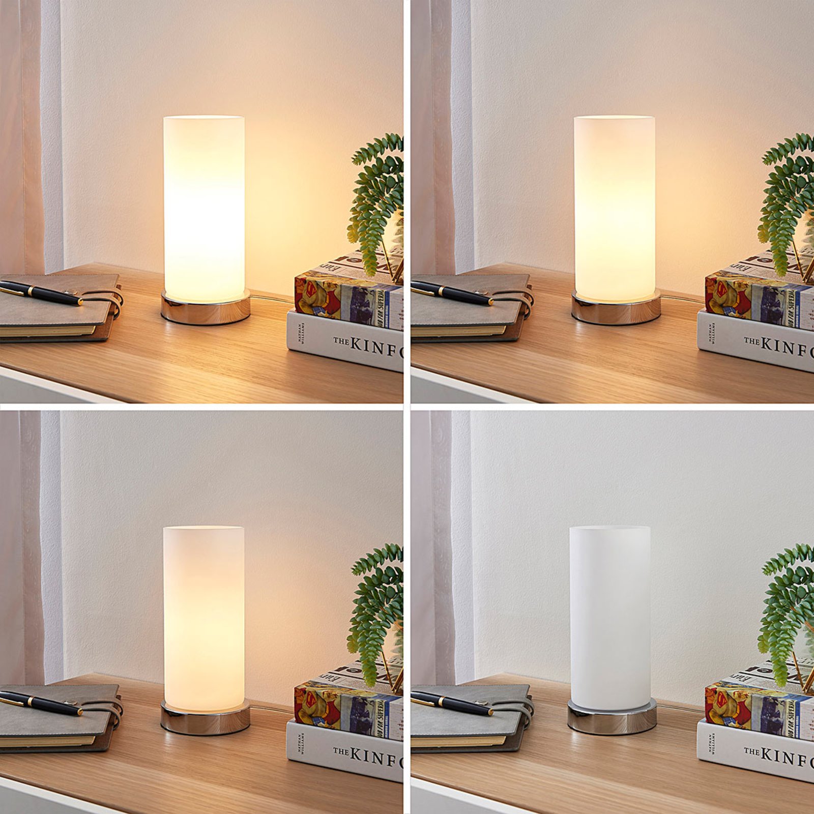 Elianna Table Lamp Opal - Lindby