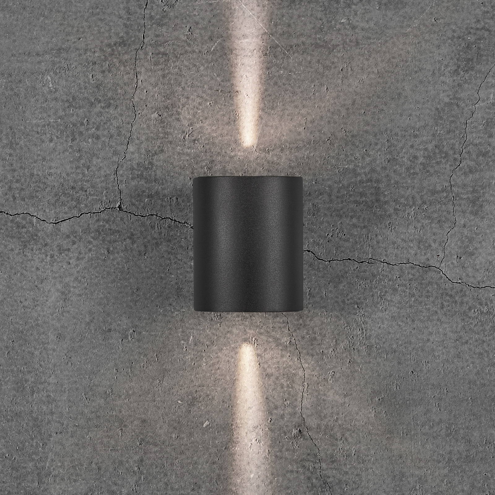 Canto 2 Seaside LED-es kültéri fali lámpa, fekete, alumínium, 10 cm