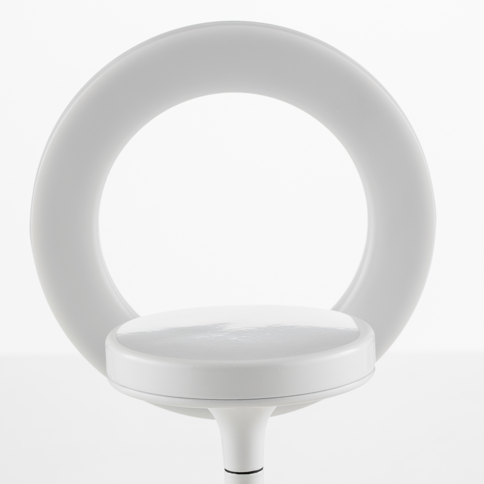 Filigree LED bordslampa, vridbar, vit
