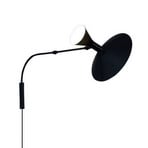 Lampe de Marseille Wandleuchte, schwarz - Nemo