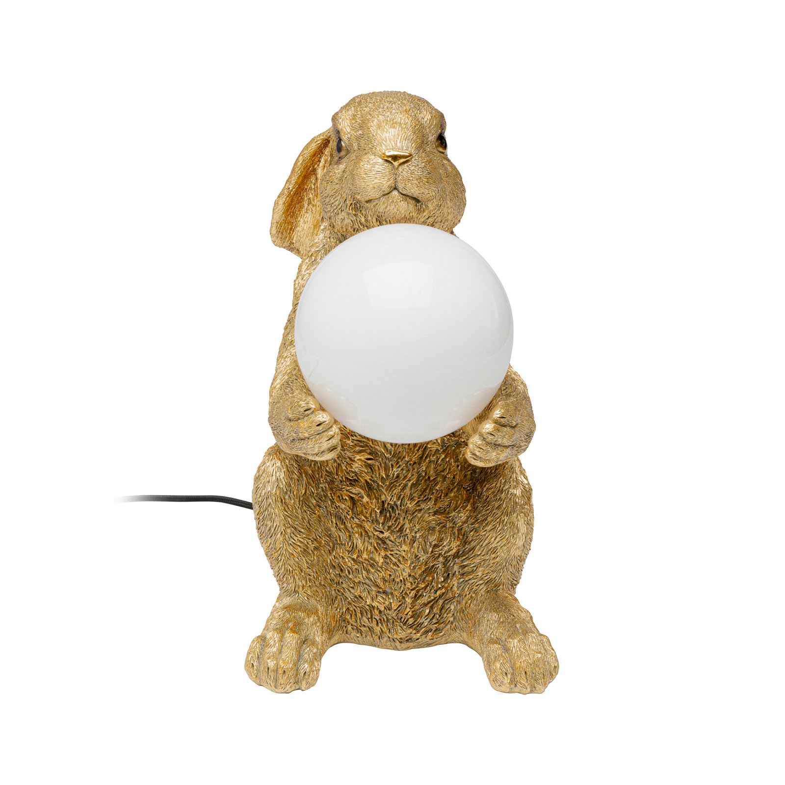 Kare laualamp Sweet Rabbit, kuldne, kõrgus 15 cm, E27 Kare laualamp Sweet Rabbit, kuldne, kõrgus 15 cm, E27