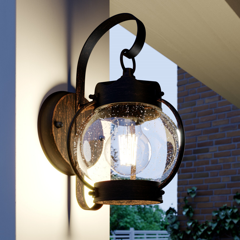 Lindby Gerlo utomhusvägglampa Rust, brun / rost från Lindby