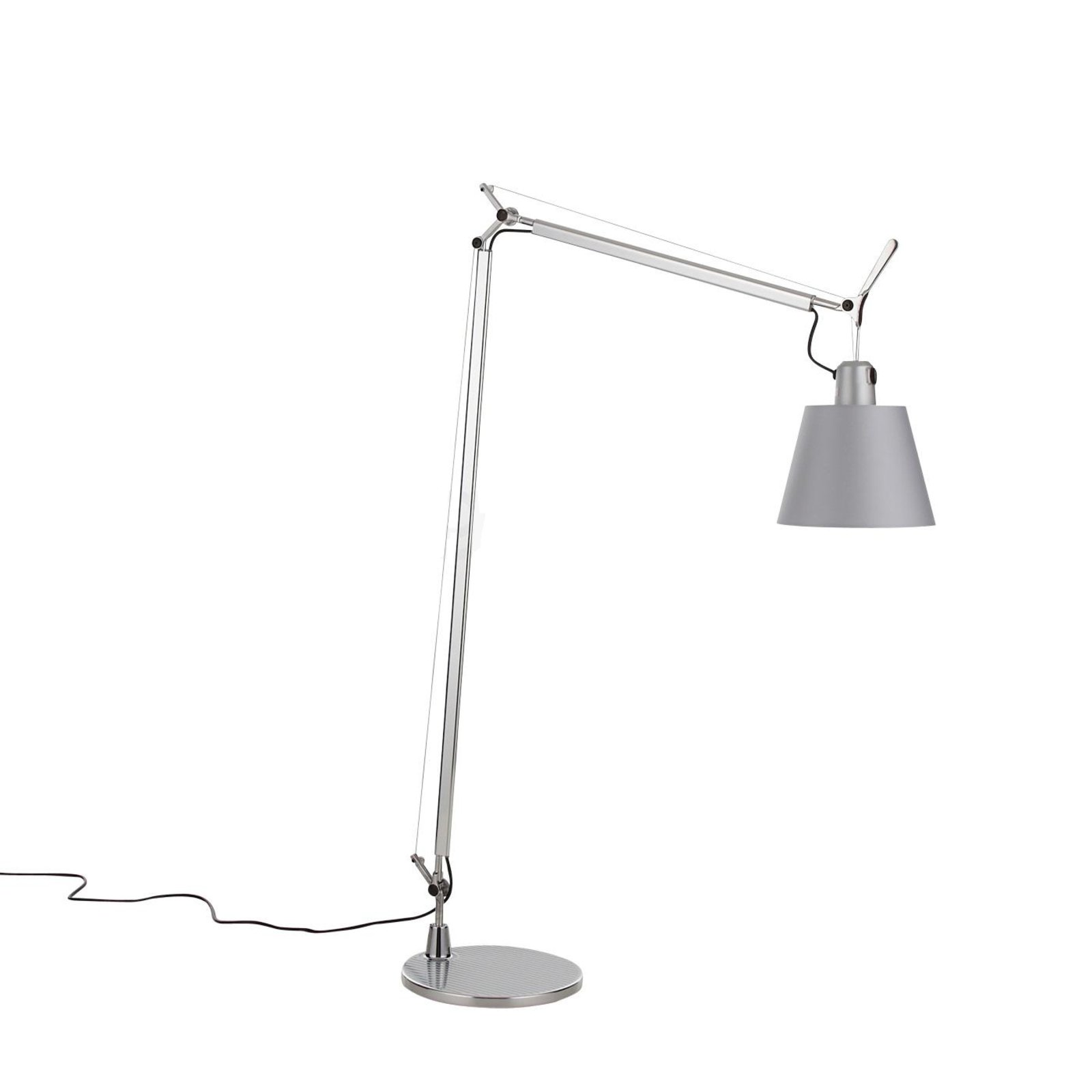 Tolomeo Basculante Lettura Lampadar Satin - Artemide