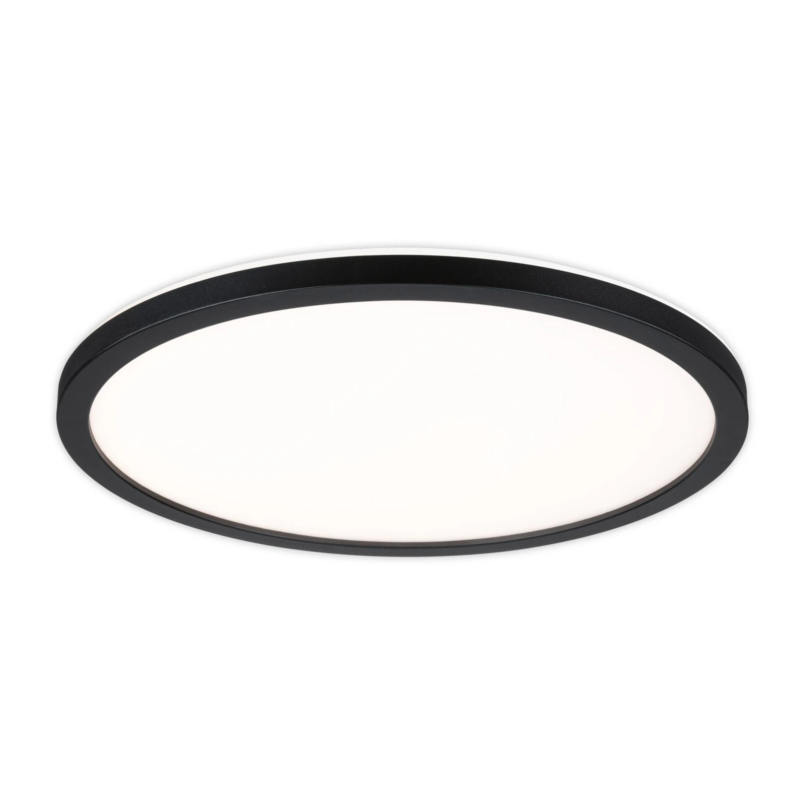 Paulmann Atria Shine LED-Panel schwarz Ø29cm 3000K an/aus