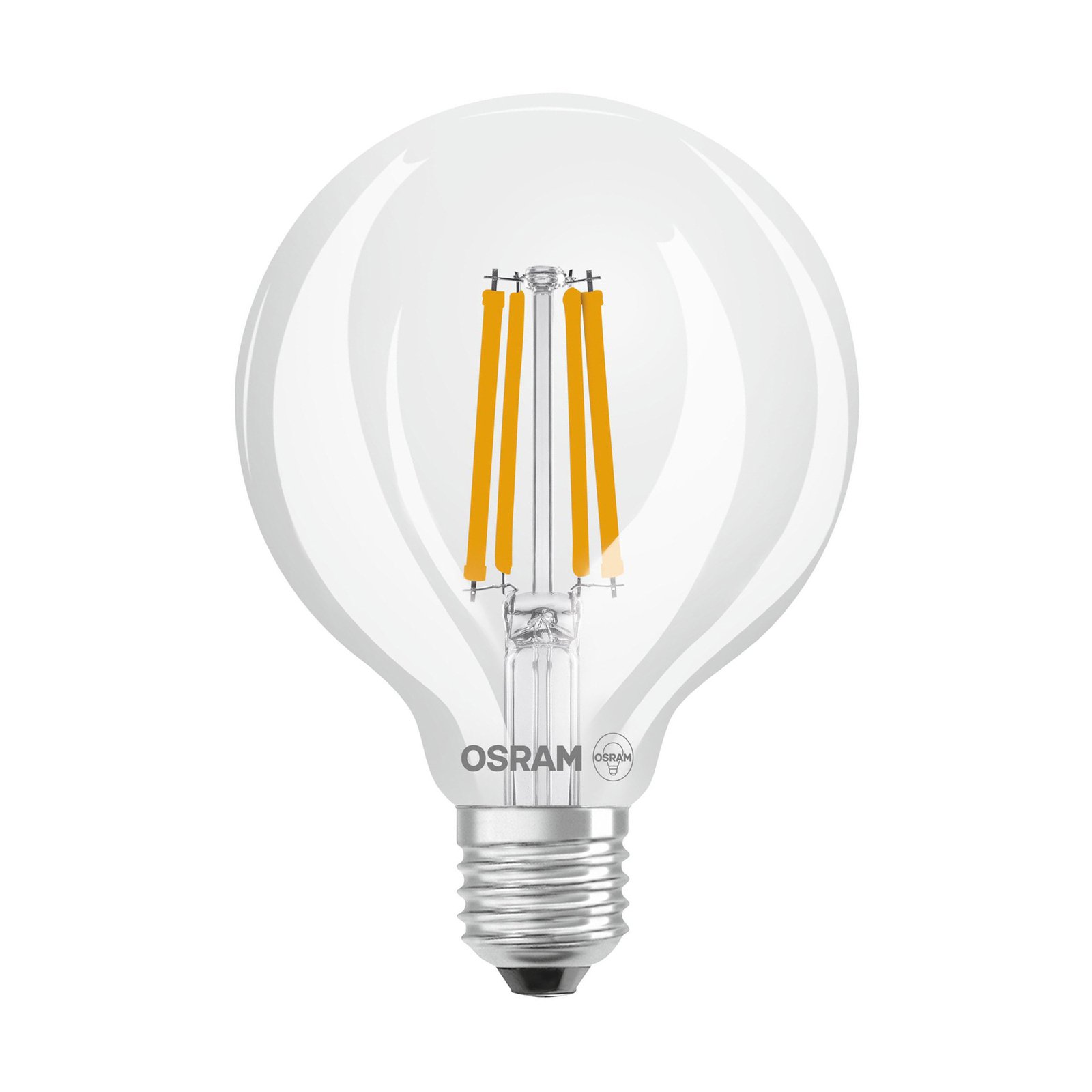 OSRAM LED-pære Globe G95 E27 3,8W Filament 2,700K