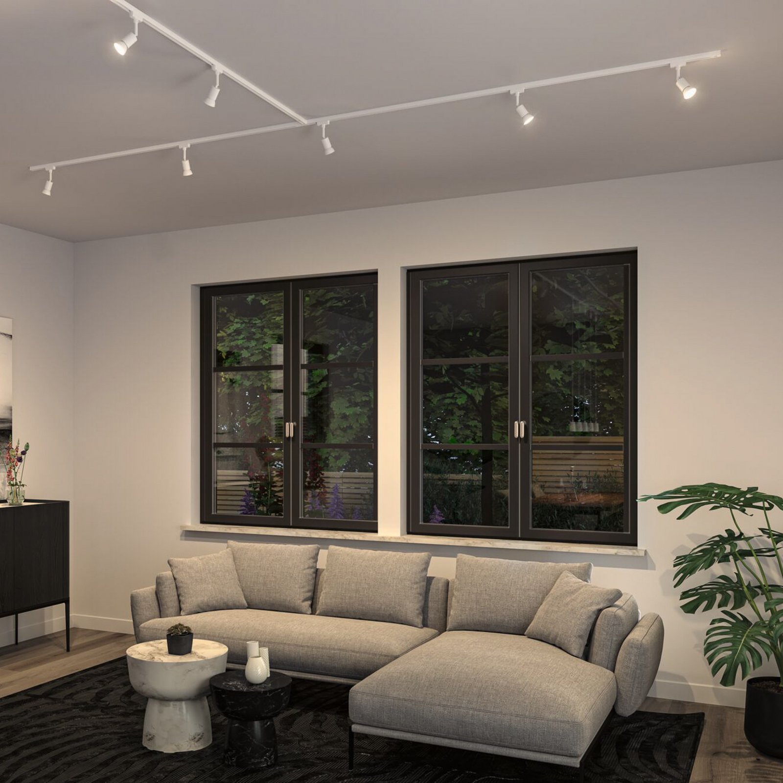 Paulmann URail reflektor za šine, sol, signalno bijela, GU10