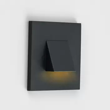 Paulmann LED-Wandeinbauleuchte Edge, schwarz | Lampenwelt.de 