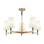 Maytoni Zaragoza chandelier 5-bulb fabric