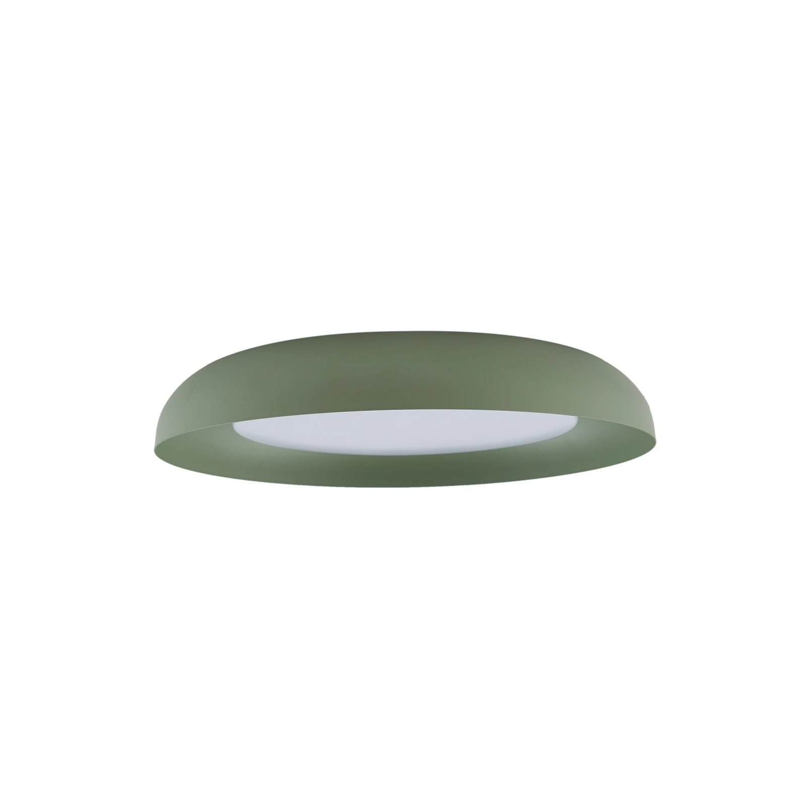Lindby LED laevalgusti Florie, roheline, metall, Ø 40 cm