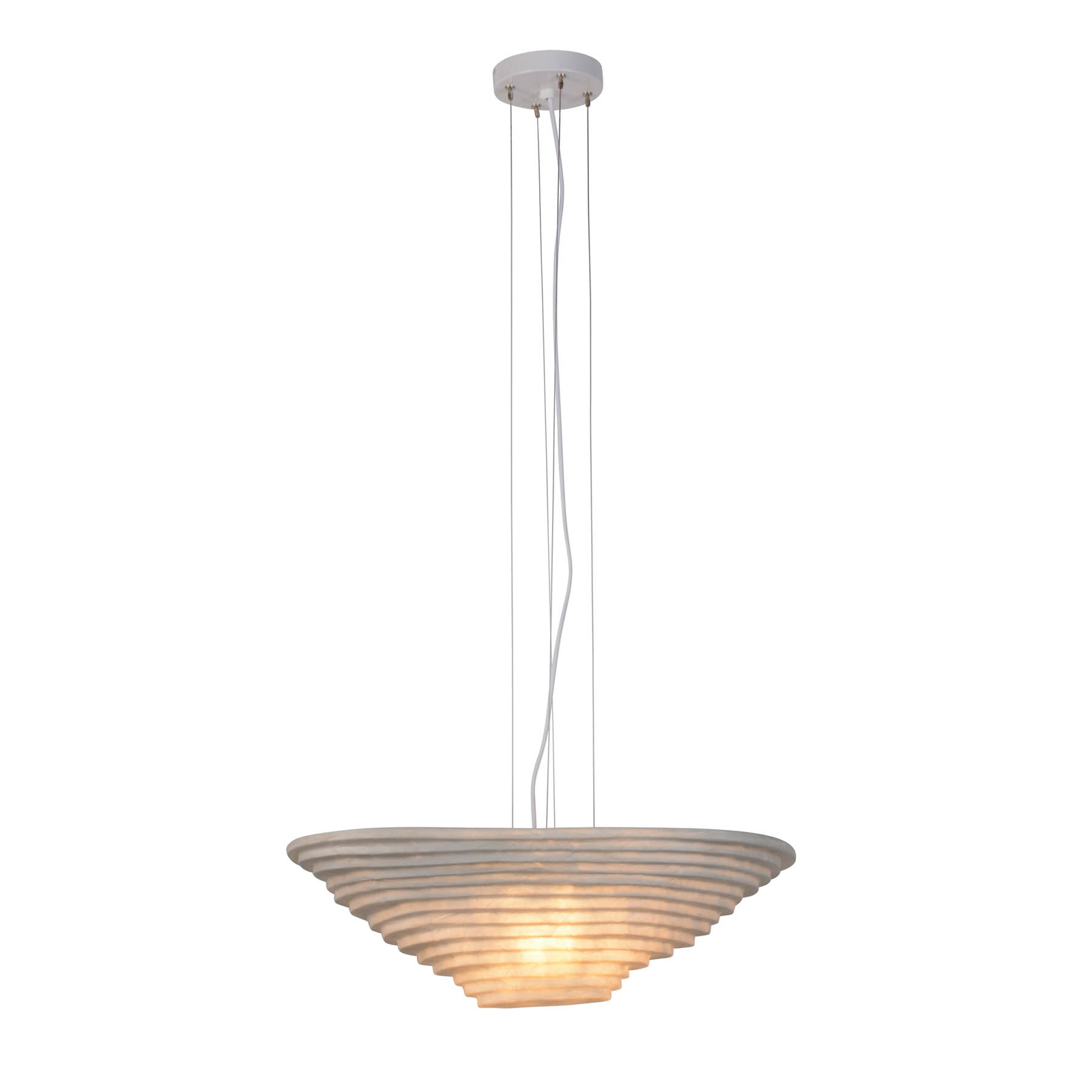 Forestier Nebulis pendant light made of silk fleece