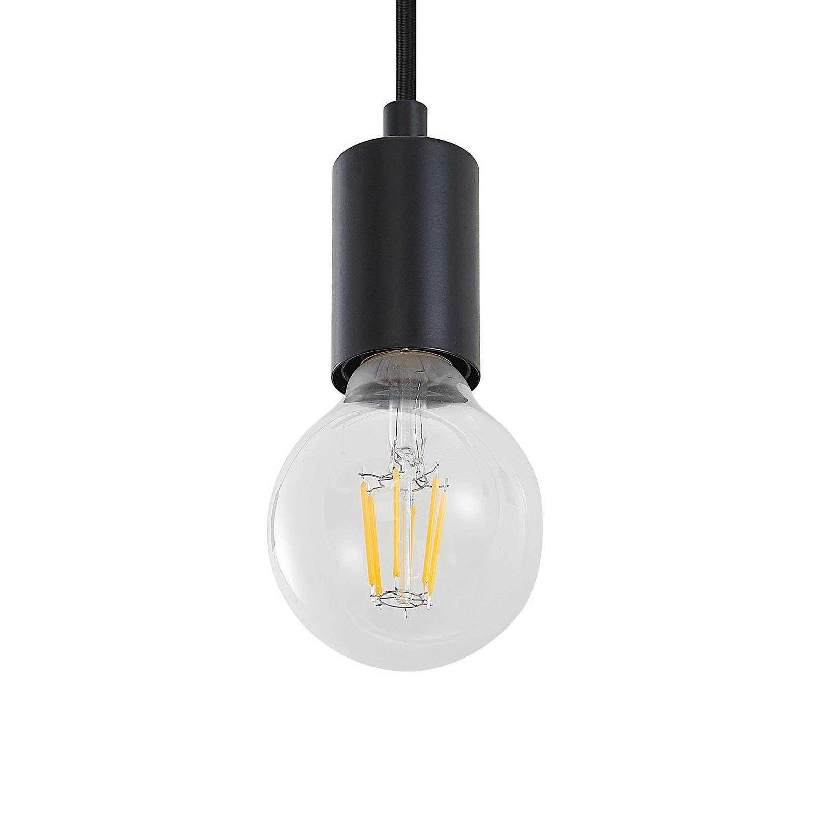 Lampa wisząca Lindby Ferris, 4-punktowa, 90 cm, drewno, E27