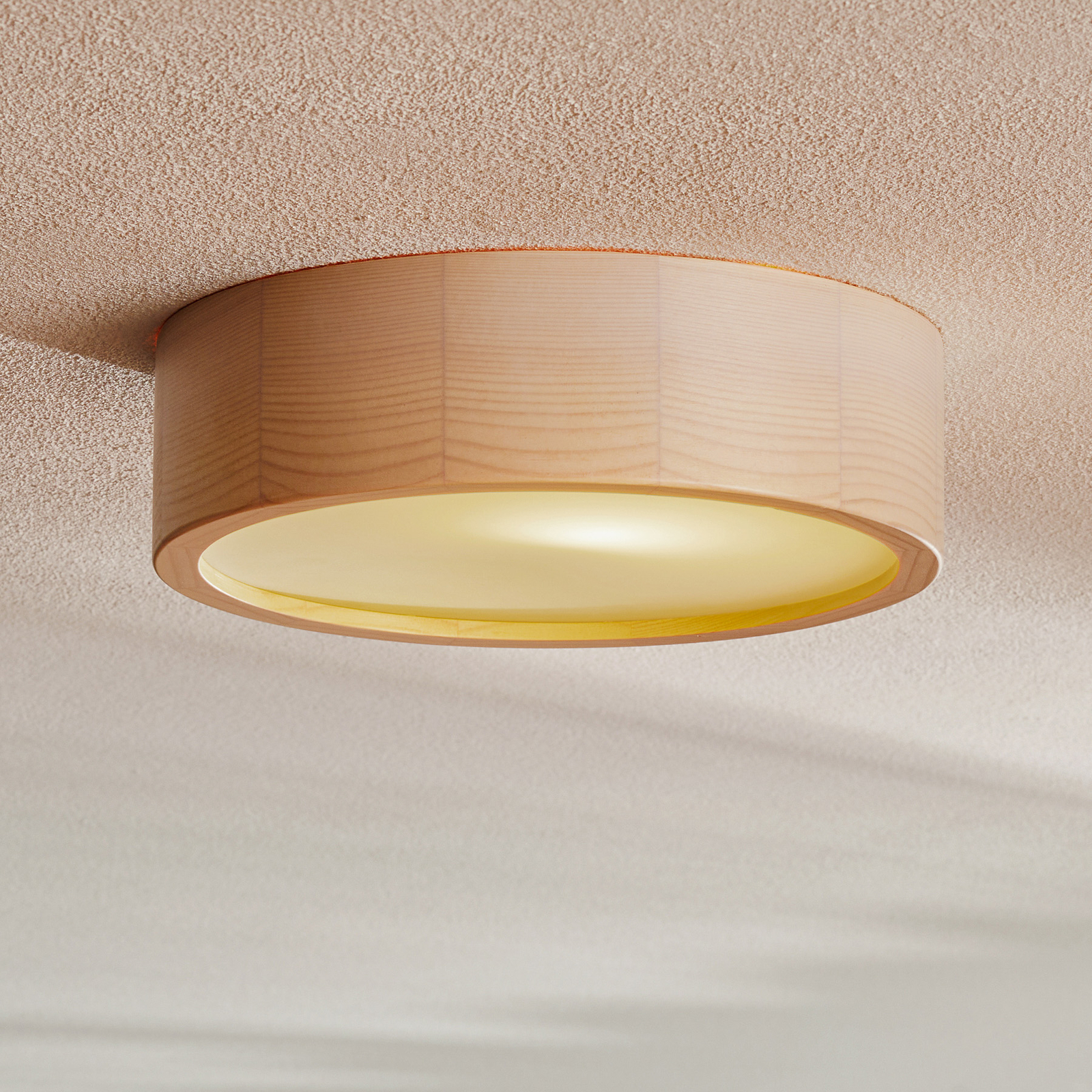 Kerio ceiling lamp, Ø 27 cm, white