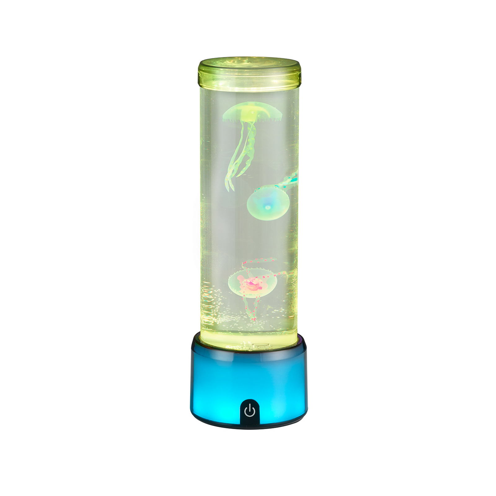 LED-bordlampe Medusa, plast, RGB, USB/nettadapter