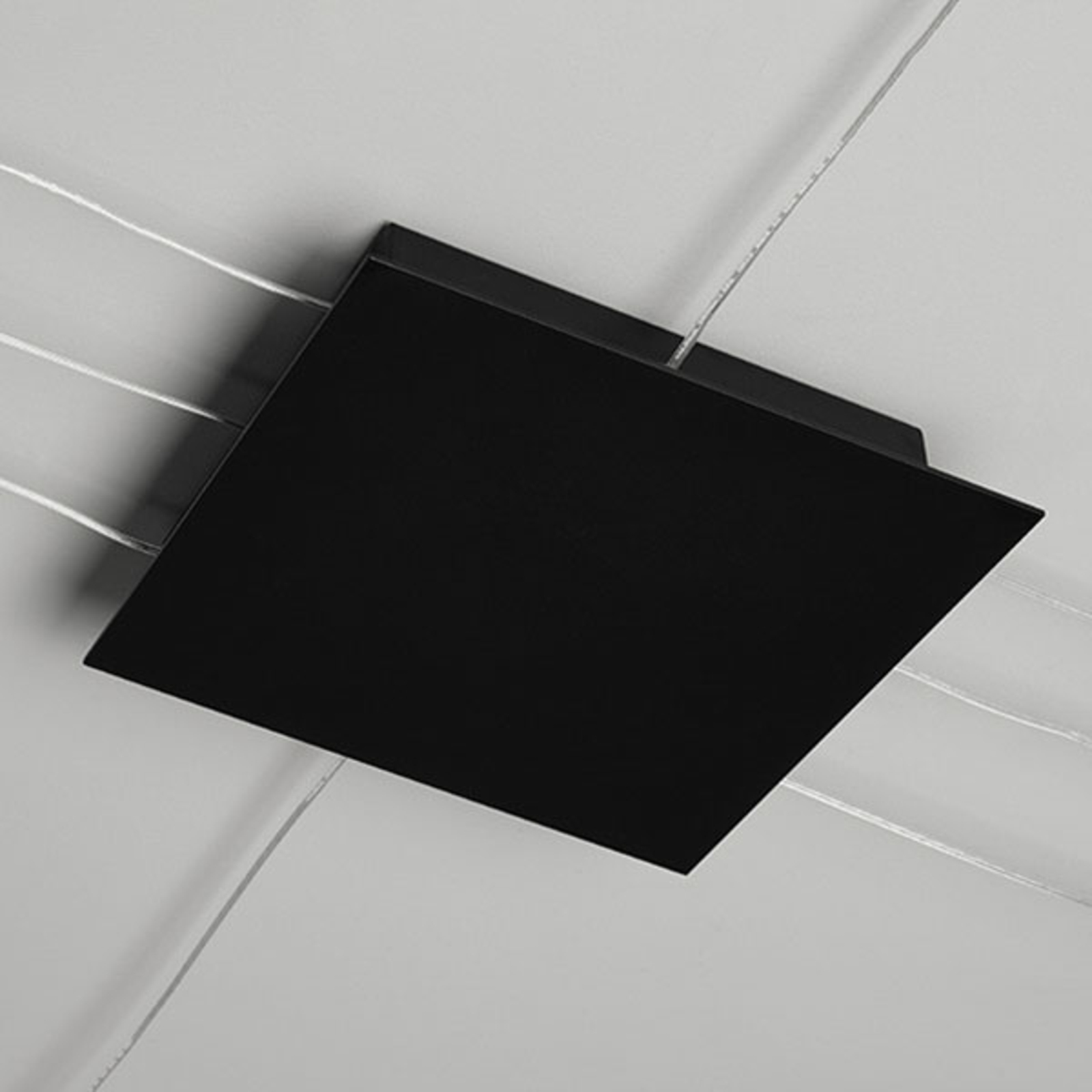 In black - Area LED hanging light