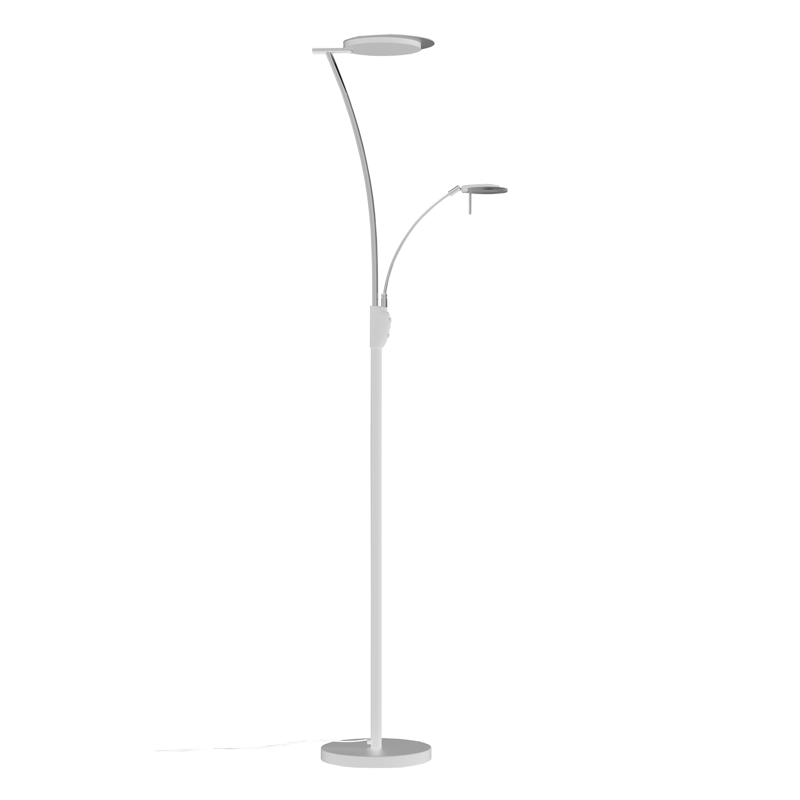 Aluminor Kitel 89 LED-golvlampa med LED-läslampa