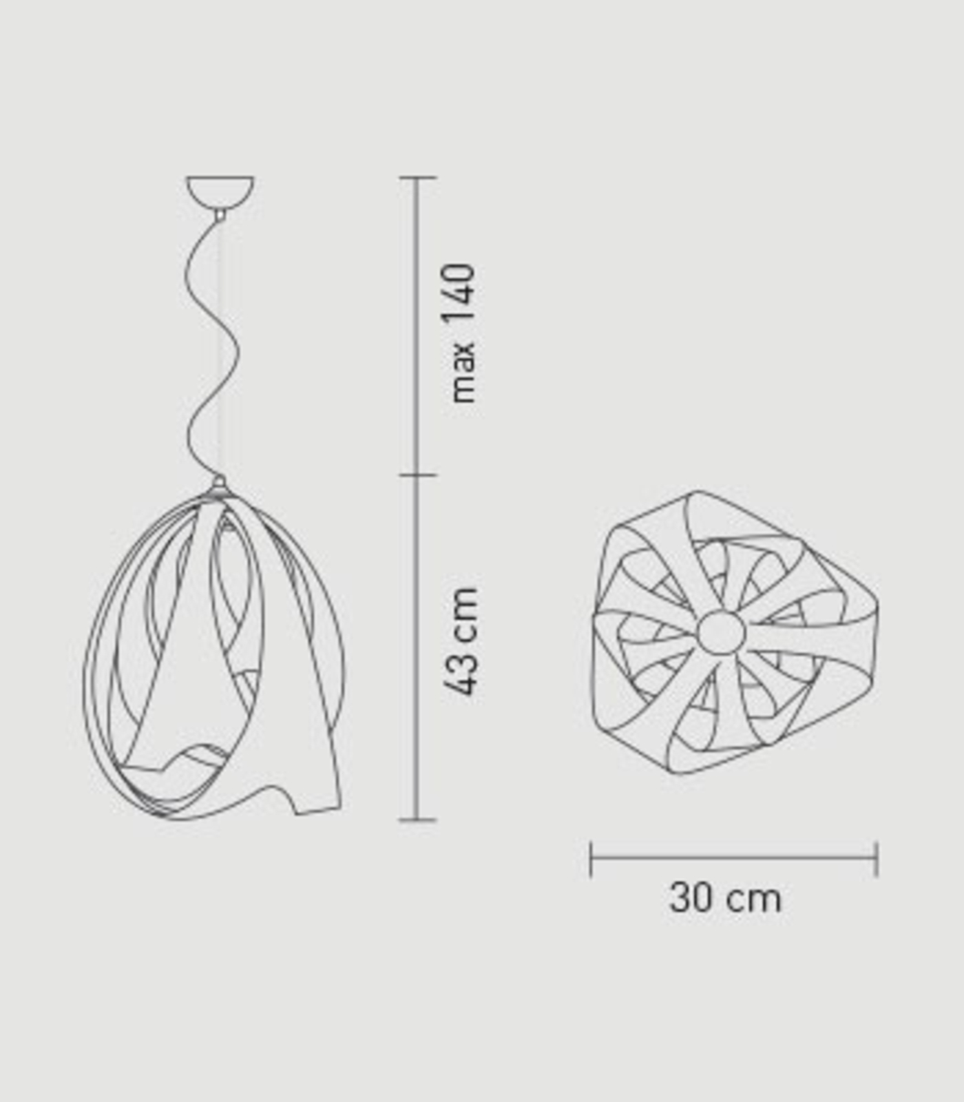 Goccia Visilica Prism - SLAMP