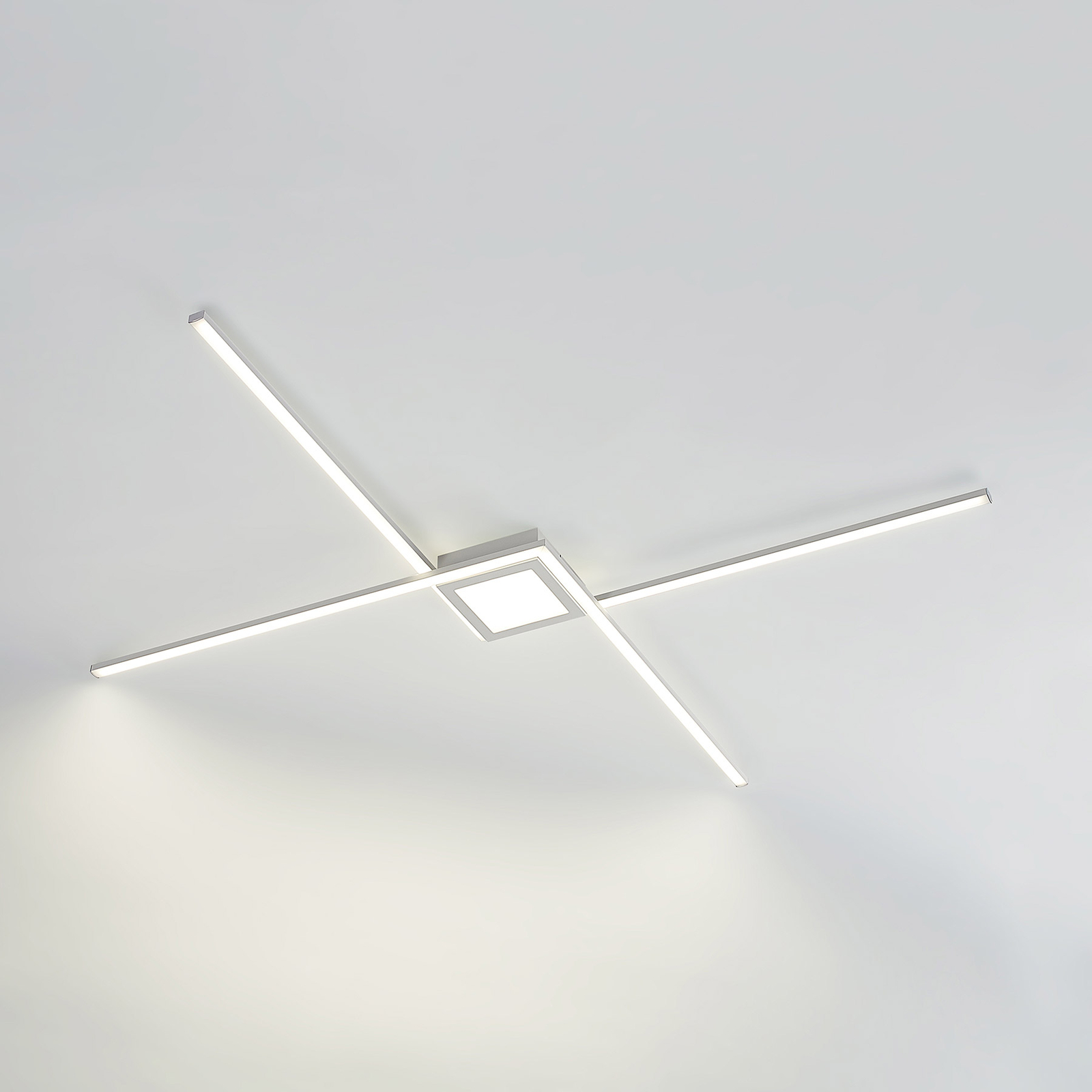 Lindby Ridia LED plafondlamp, wit