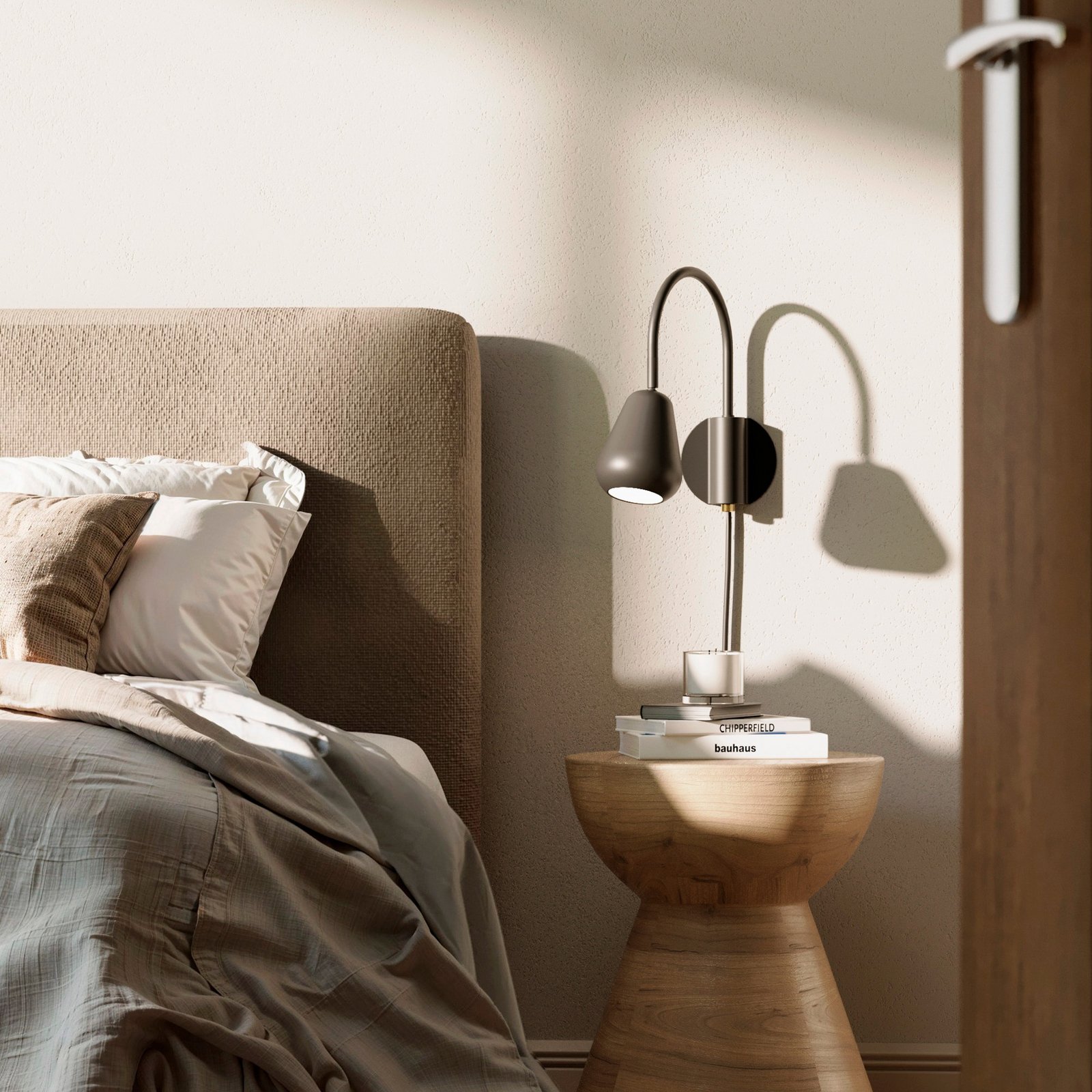 Nuura Spot mural Anoli, noir, métal, GU10, fiche