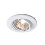 Recessed spotlight GU10 without a bulb, white