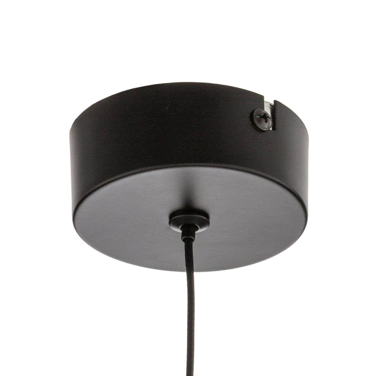 Lampada LED a sospensione Vaso, grigio fumo, Ø 18 cm, vetro