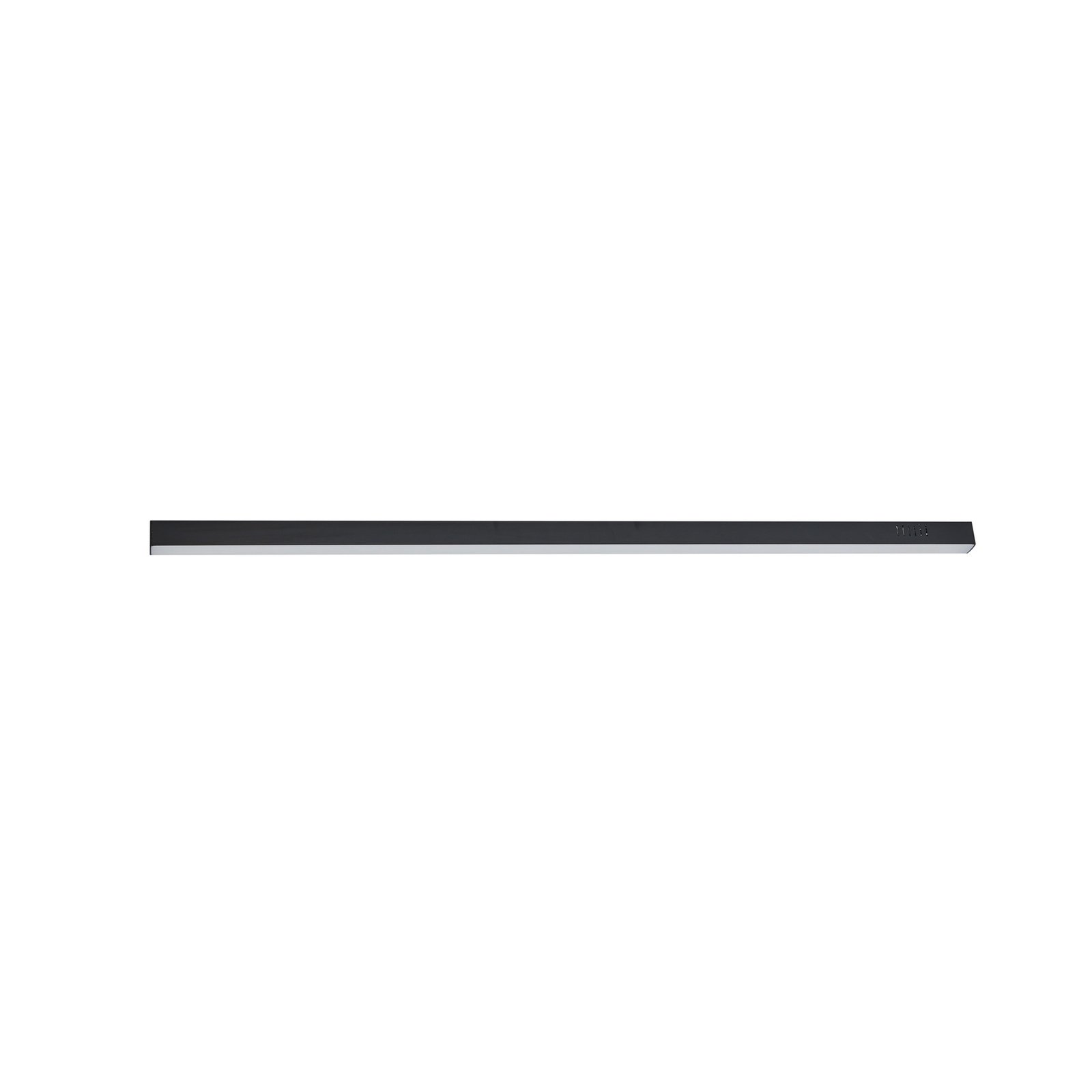 Teniona plafonnier LED 132 cm noir aluminium - Lucande