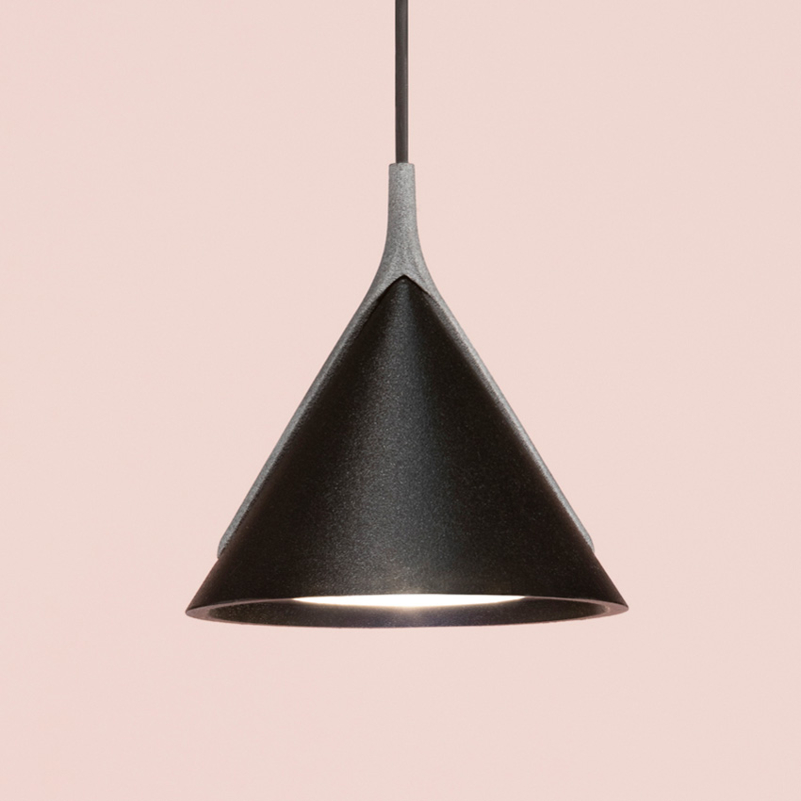 Axolight Jewel Mono hanglamp zwart-grijs 2700K 38°