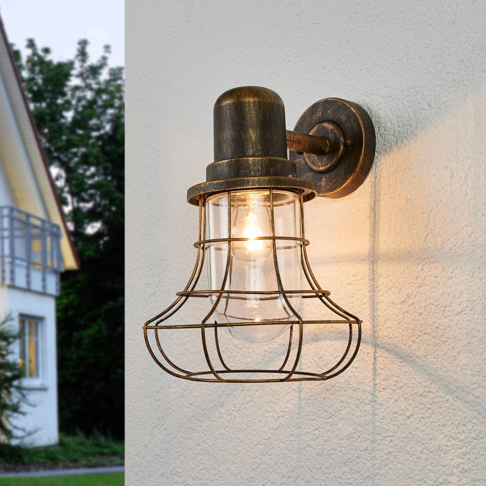 Photos - Floodlight / Street Light Eco-Light Antique-looking outdoor wall light Bird 