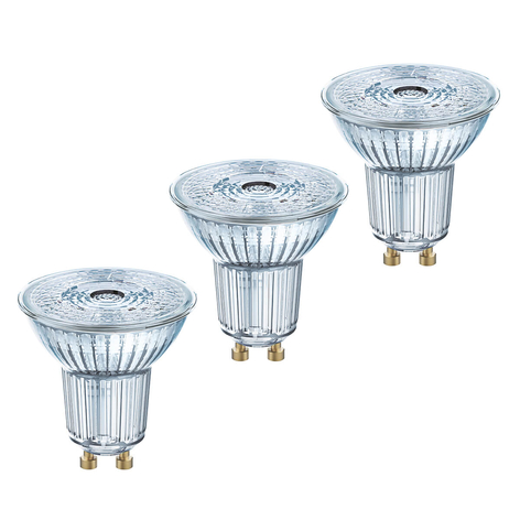 Réflecteur LED GU10 4,3W, blanc chaud, 350 lm, 3