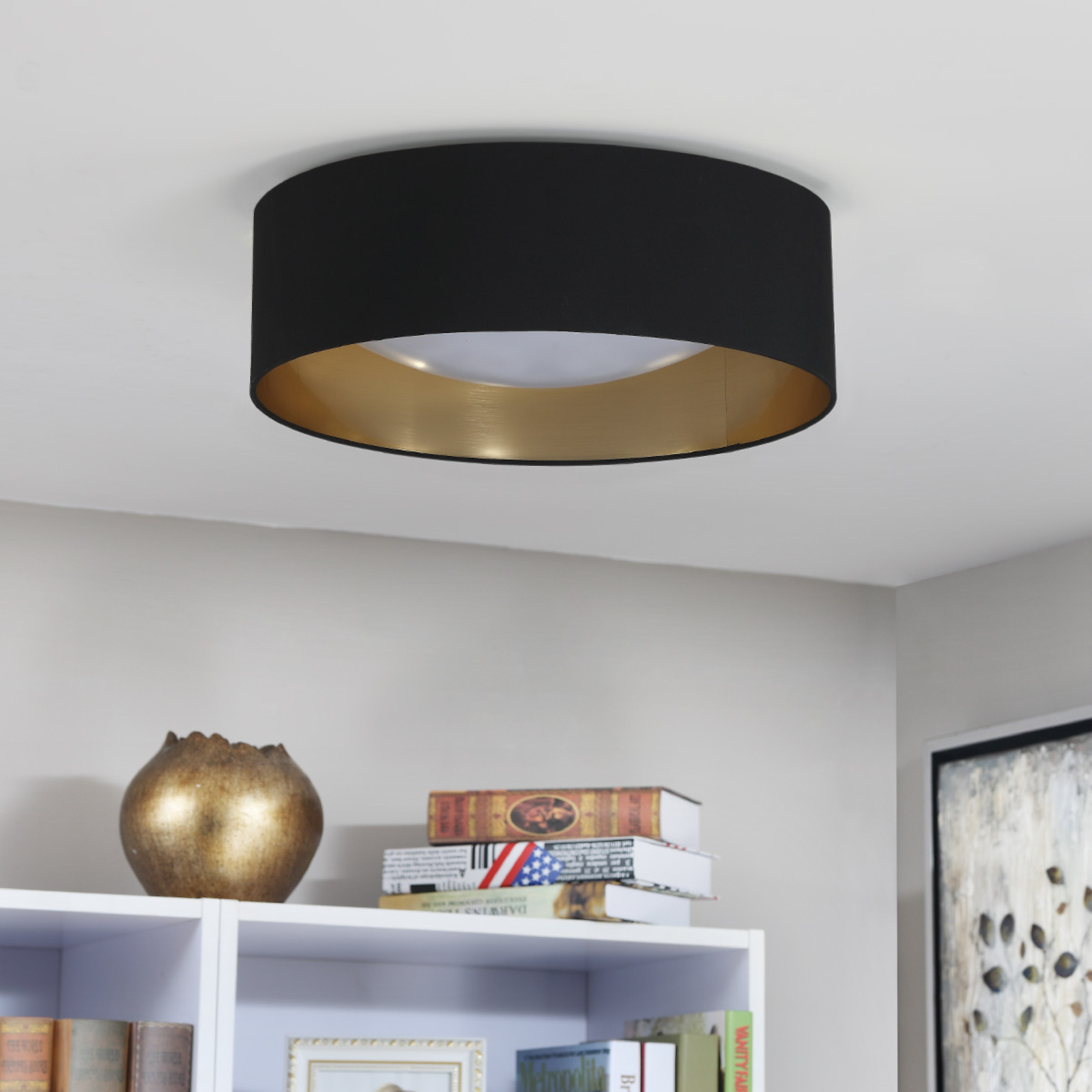 Coleen Plafonnier Black/Gold - Lindby Coleen Plafonnier Black/Gold - Lindby
