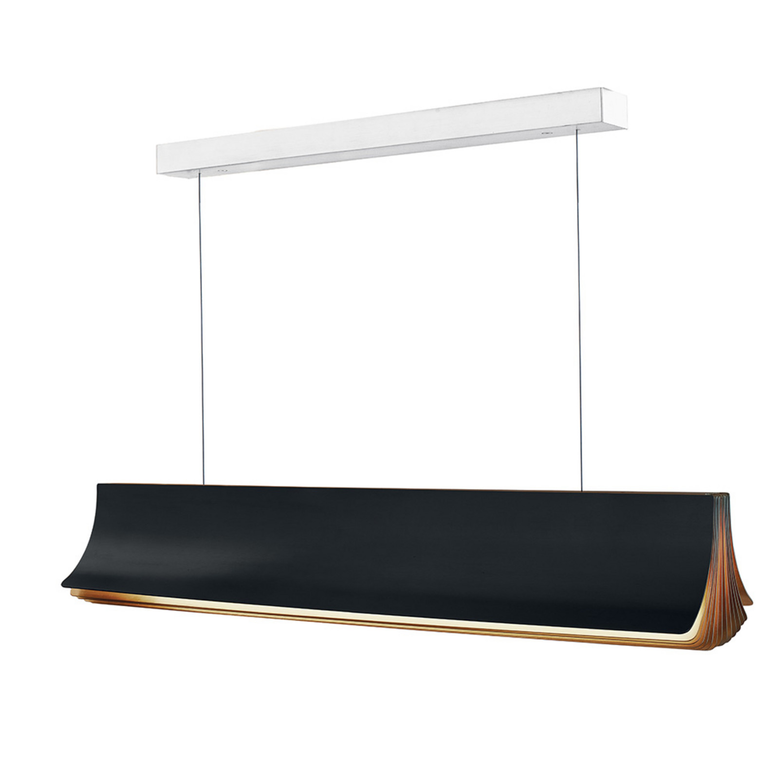 Respiro 900 Taklampa Svart/Guld DCW - Vardagsrum - Aluminium