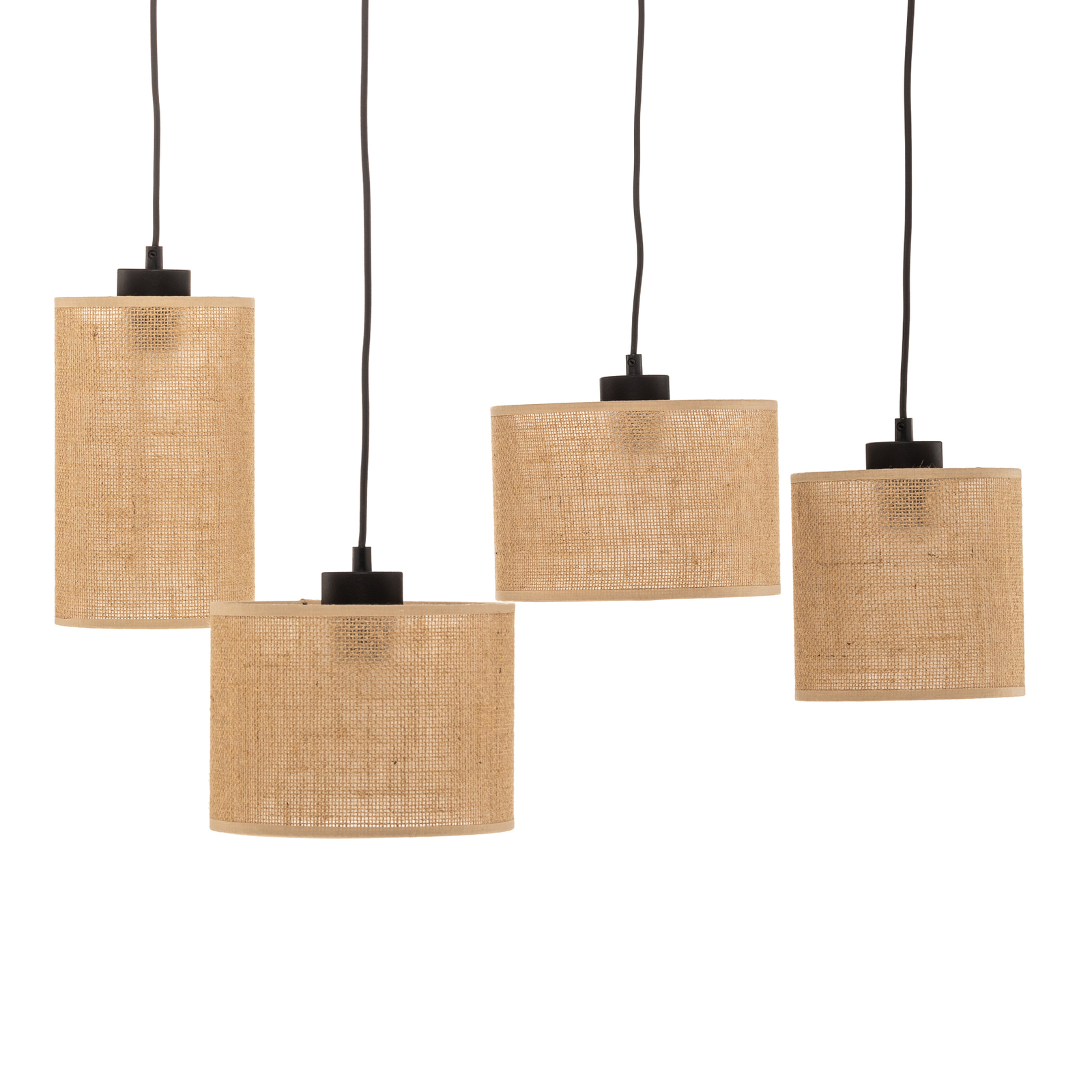 Juta hanglamp, 4-lamps