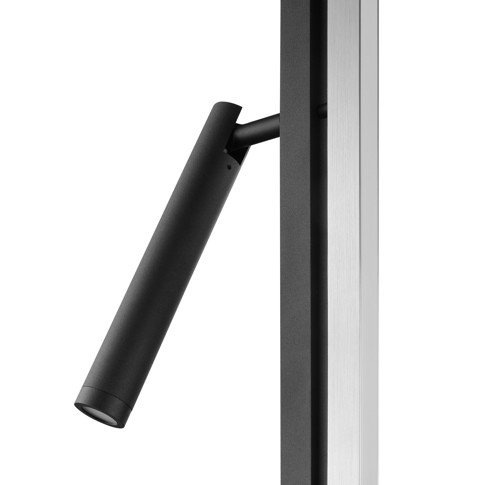 LED стояща лампа Pulse, черна, височина 150 cm, метал, лампа за четене